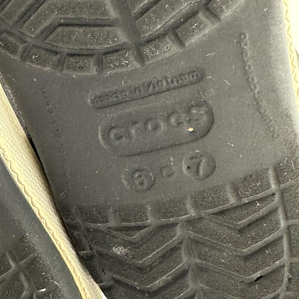 Crocs Crocband Clogs Kids Size 6 7 Navy Slip On Sandals Casual Comfort - Picture 10 of 10
